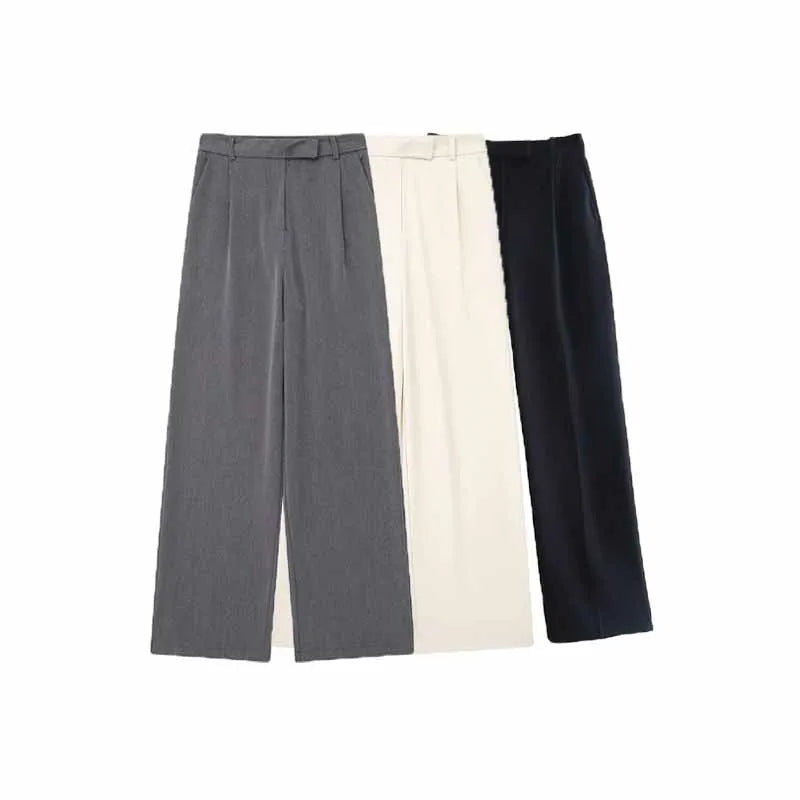 Effortless Grace Wide-Leg Trousers