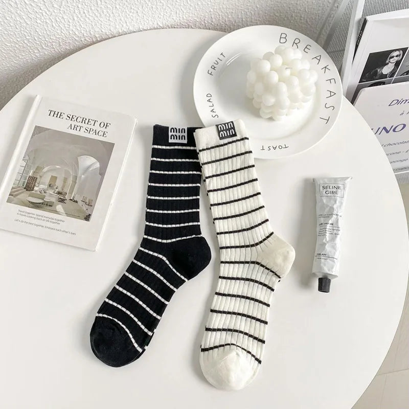 Chic Striped Socks