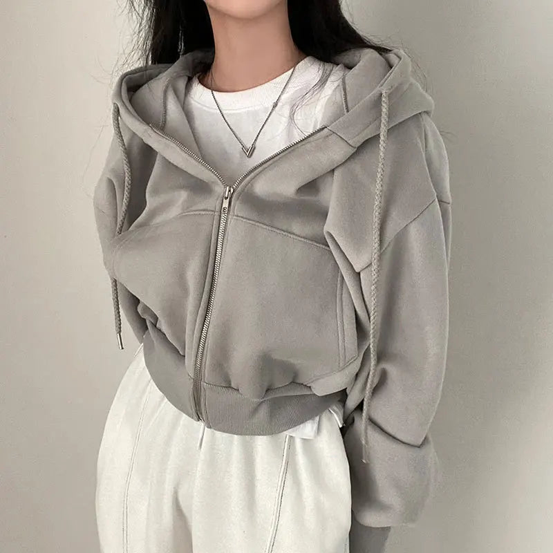 CozyEdge Cropped Hoodie