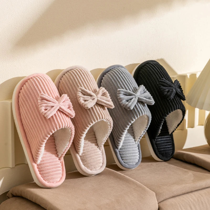 CozyBow Plush Slippers