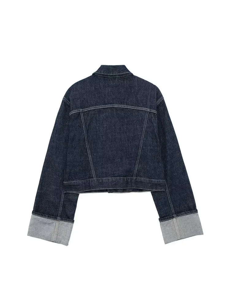 Denim Bliss Cropped Jacket