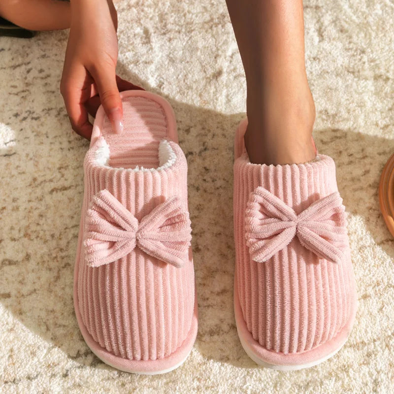 CozyBow Plush Slippers