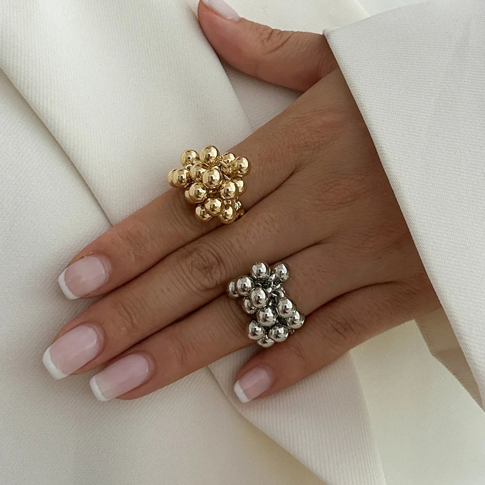 Bubbly Chic Ring Set