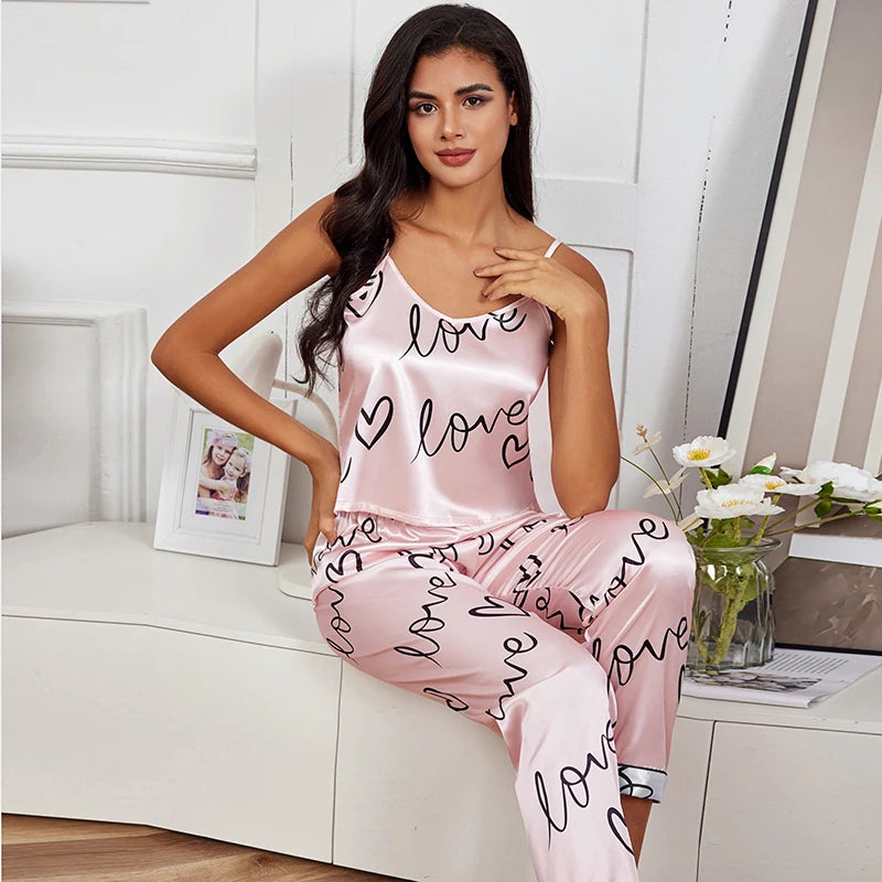 Love Script Pajama Set