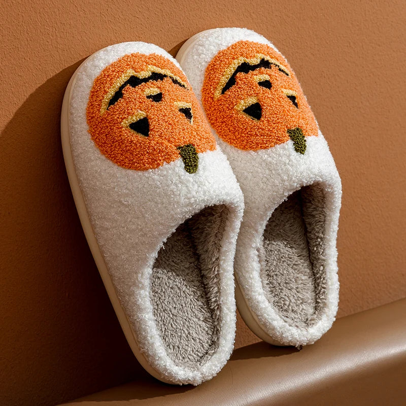 Halloween Pumpkin Slippers