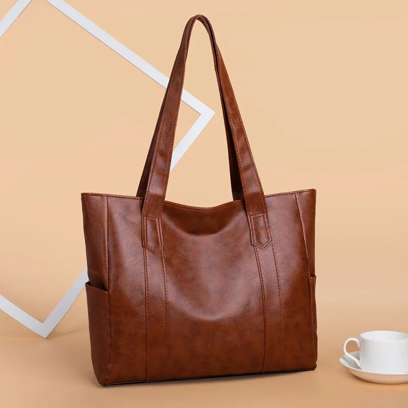 Sleek & Stylish Leather Tote Bags