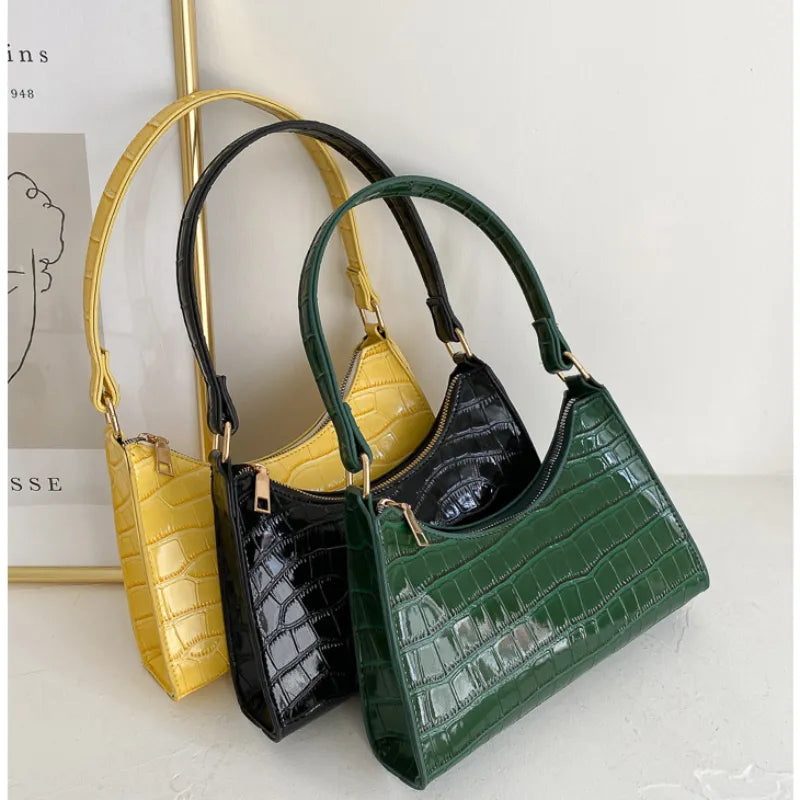 Croco Chic Mini Handbag