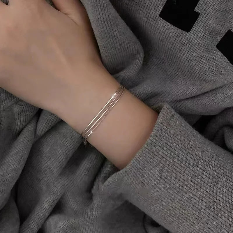 Silver Blade Bracelet