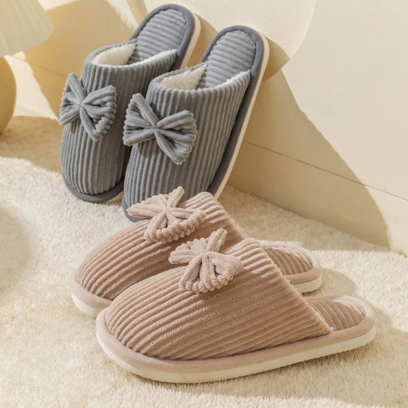 CozyBow Plush Slippers