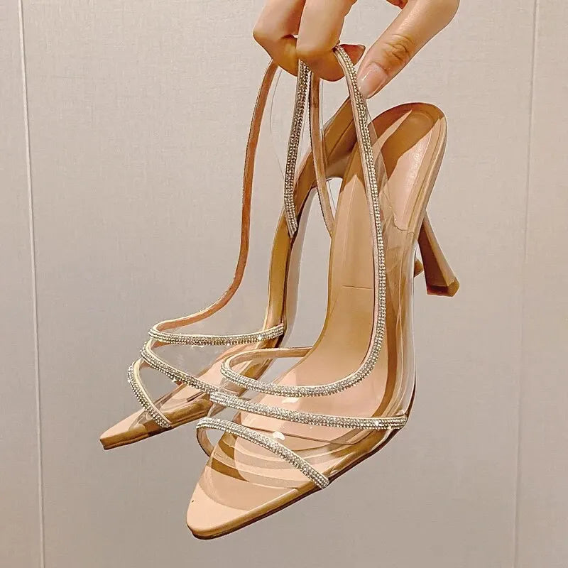 Elegant Crystal Heels