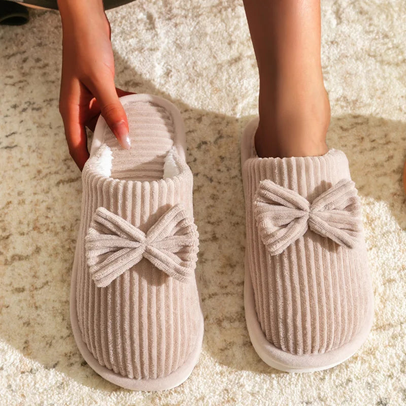 CozyBow Plush Slippers