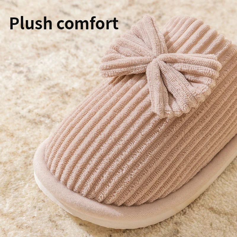 CozyBow Plush Slippers