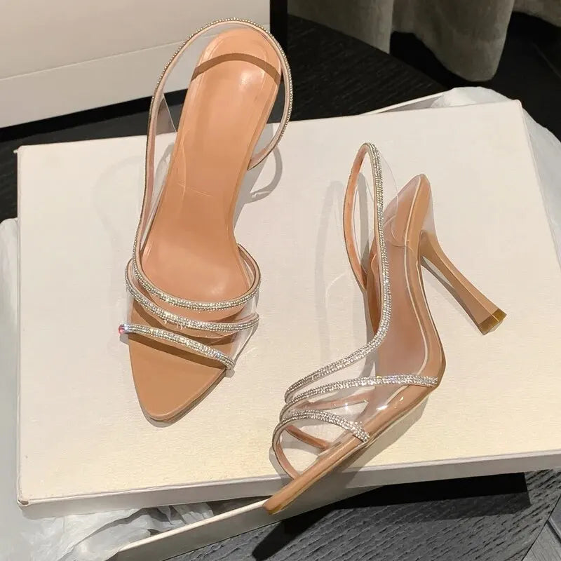 Elegant Crystal Heels