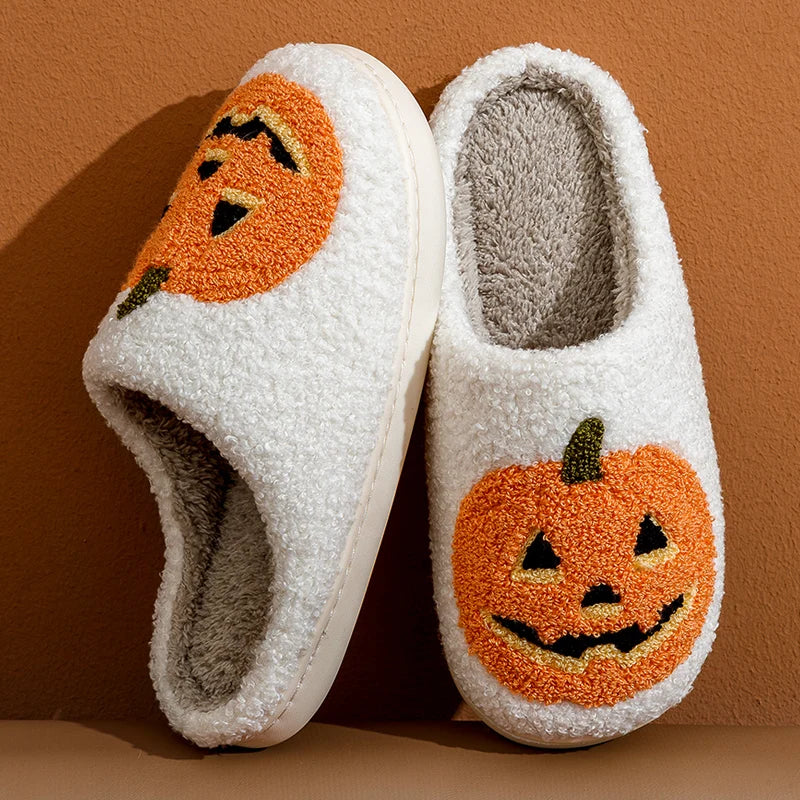 Halloween Pumpkin Slippers