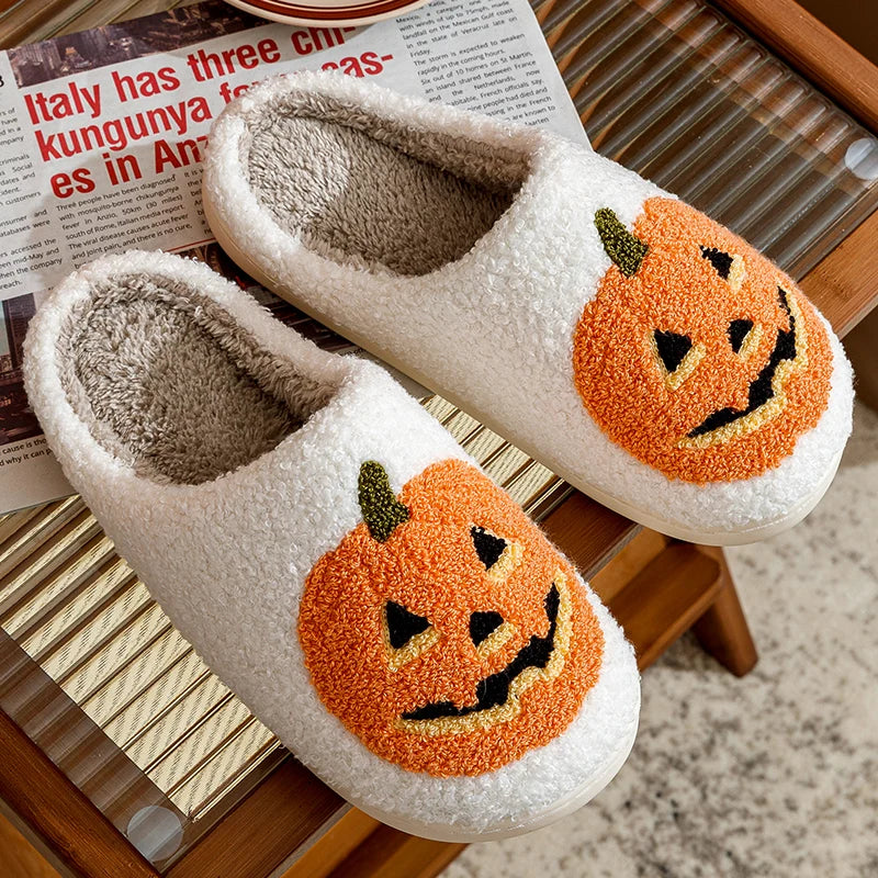 Halloween Pumpkin Slippers