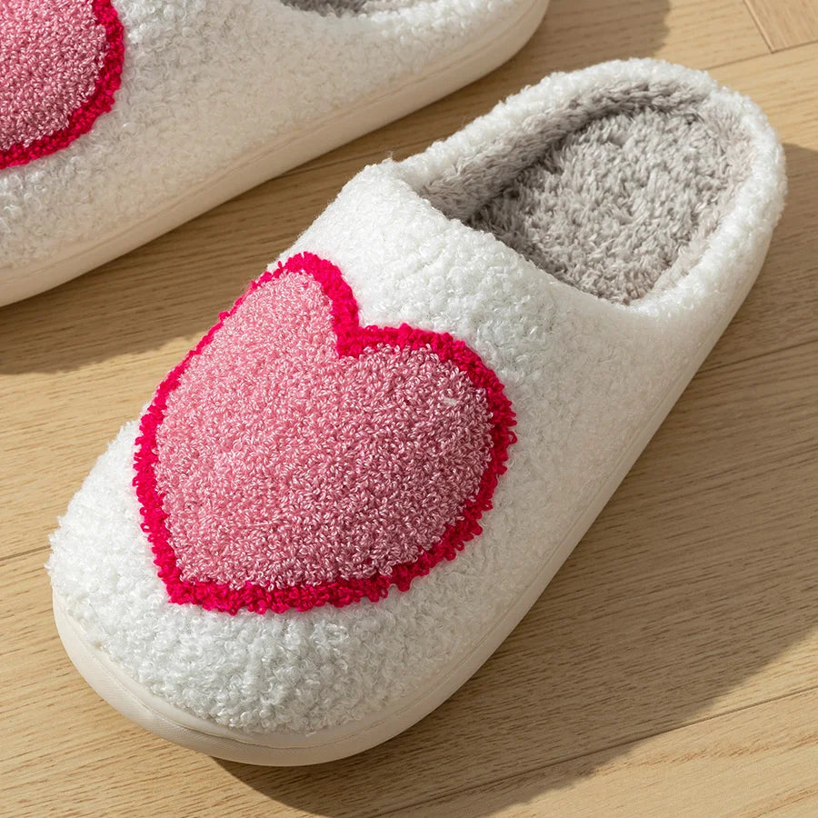 Heartfelt Fluffy Slippers