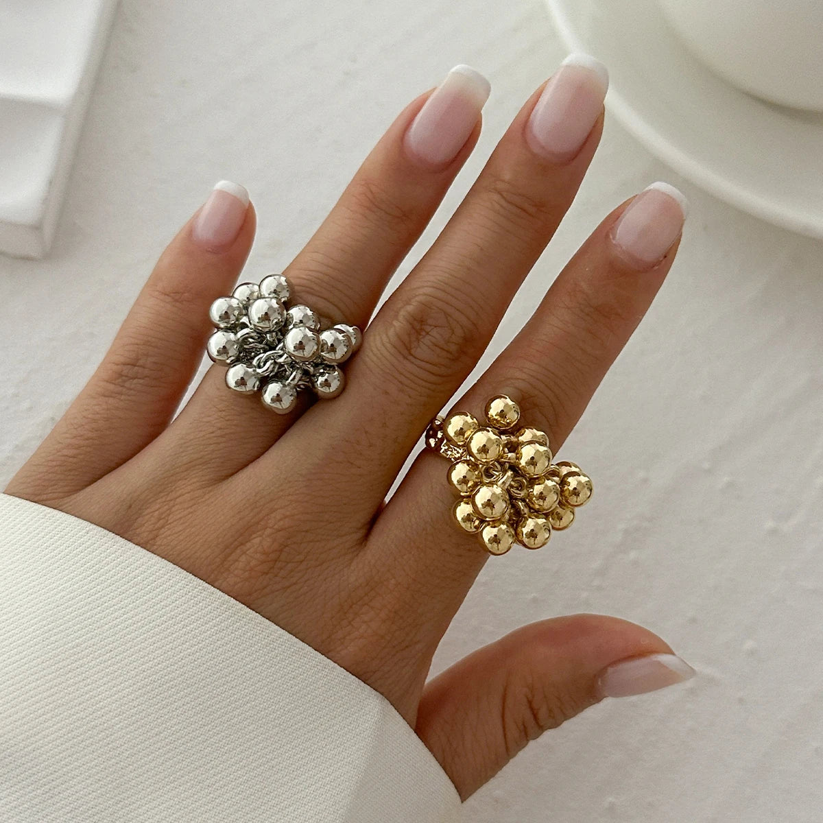 Bubbly Chic Ring Set