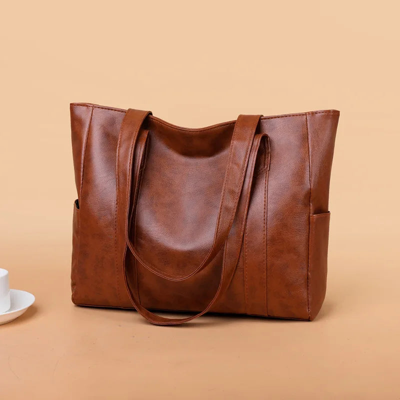 Sleek & Stylish Leather Tote Bags