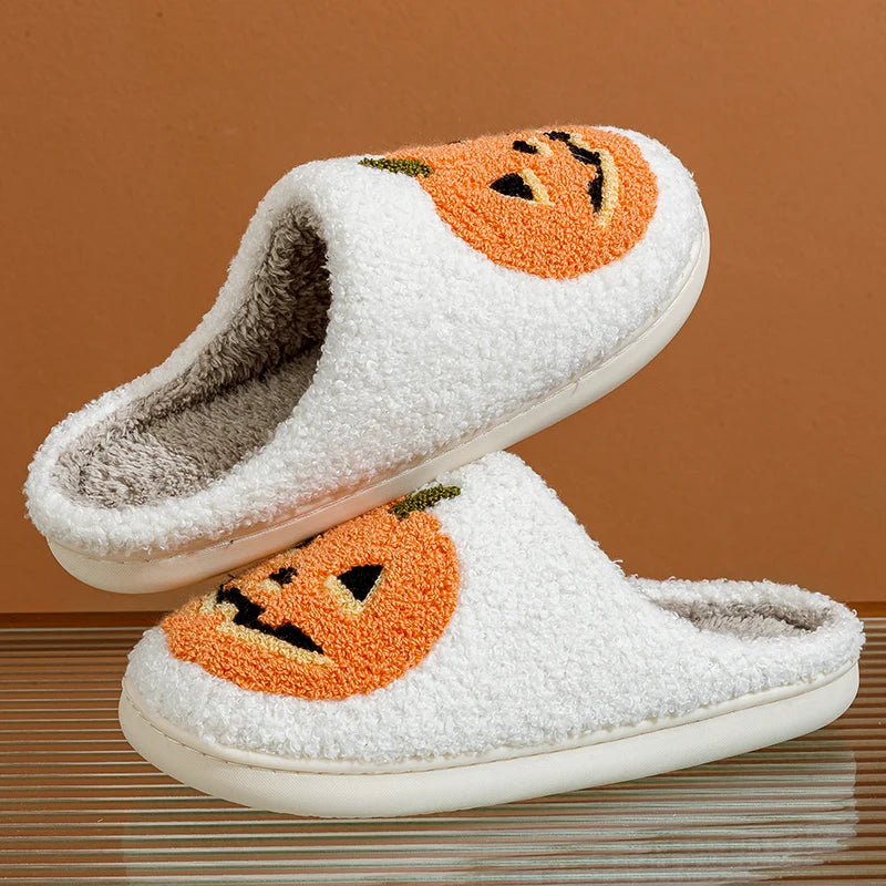 Halloween Pumpkin Slippers